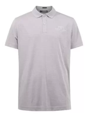 image of J LINDEBERG J.Lindeberg Golf Bridge Regular Fit Polo, Grey Size M Men