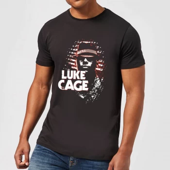Image of Marvel Knights Luke Cage Mens T-Shirt - Black - 3XL - Black