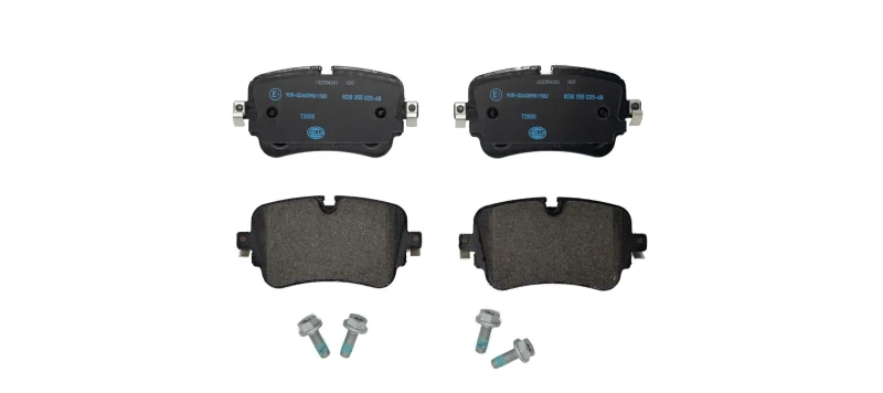 Image of HELLA Brake pad set HELLA 8DB 355 025-681