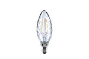 Image of Integral Candle Filament Twisted Omni Lamp E14 2W 23W 2700K 230lm Non-Dimmable 300 deg Beam Angle