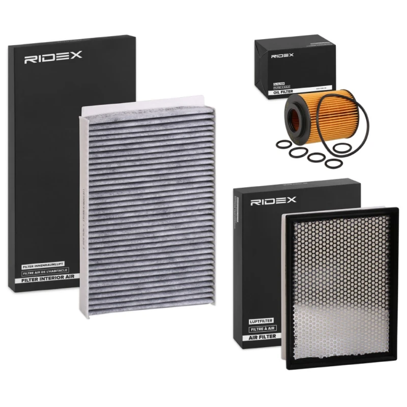 Image of RIDEX 4055F20335 Filter Set with gaskets/seals, with pre-filter Filter Set (4055)