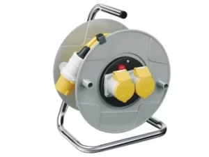 Brennenstuhl Standard AK 260 Cable Reel 110V 50m 16A 2 Socket