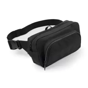 Image of BagBase Organiser Belt / Waistpack Bag (2.5 Litres) (One Size) (Black)