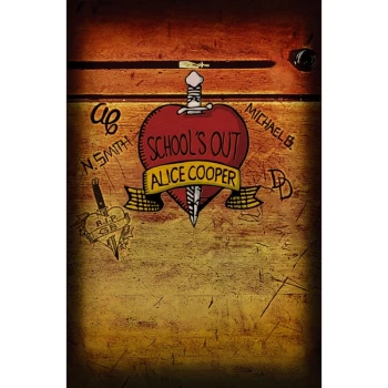 Image of Alice Cooper - Schools Out Textile Poster