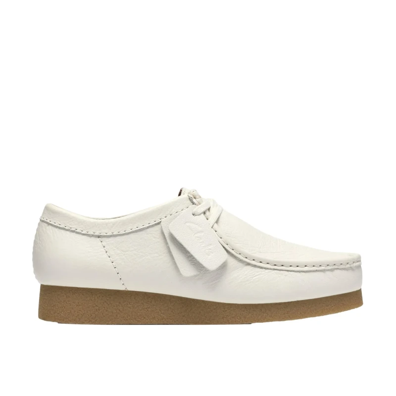 Image of Clarks Suede loafers Clarks WallabeeEVO Blanc Male 41