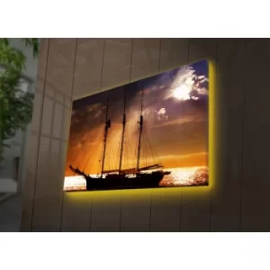Image of 4570DACT-75 Multicolor Decorative LED Lighted Canvas Painting