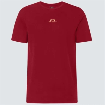 image of Oakley Oakley Bark New T Shirt Mens - Red