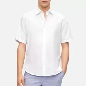 Image of BOSS Orange Mens Rash_2 Short Sleeve Shirt - White - L