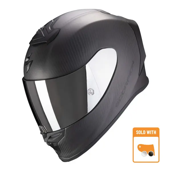 Image of Scorpion Exo-R1 Evo Carbon Air Solid Matt Black Full Face Helmet L