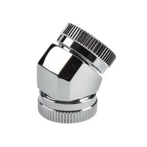 Image of Phanteks 16mm Hard TubeAdapter 45 - Chrome