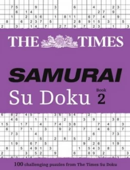 Image of The Times Samurai Su Doku 2 by The Times Mind Games Paperback