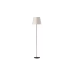 Image of Loris Floor Lamp With Tapered Shade, White Shade