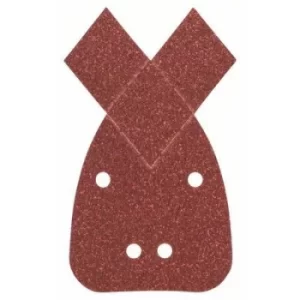 Image of Bosch Accessories 2607017113 Multi-purpose sandpaper set Hook-and-loop-backed, Punched Grit size 80, 120, 180 (L x W) 93mm x 62mm 1 Set