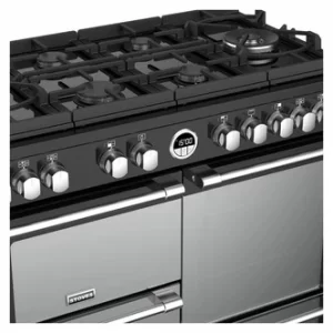 image of Stoves 444444943 Sterling DX S1000DF GTG 100cm Dual Fuel Range Black