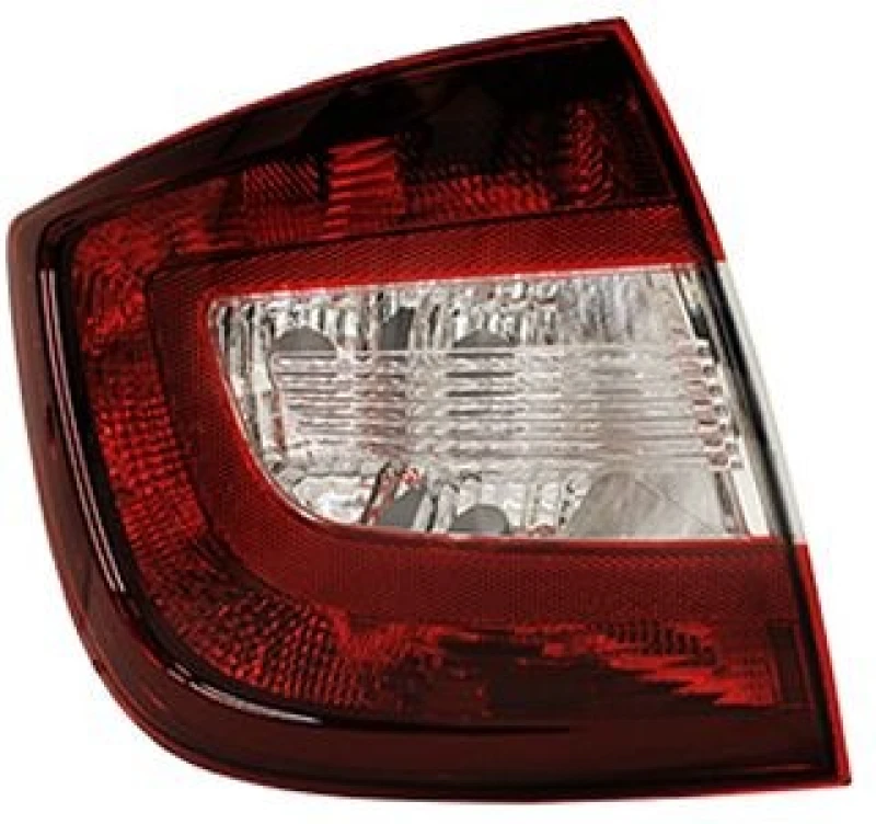 Image of VAN WEZEL 7617935 Rear light without bulb holder, Left Combination Rearlight (391)
