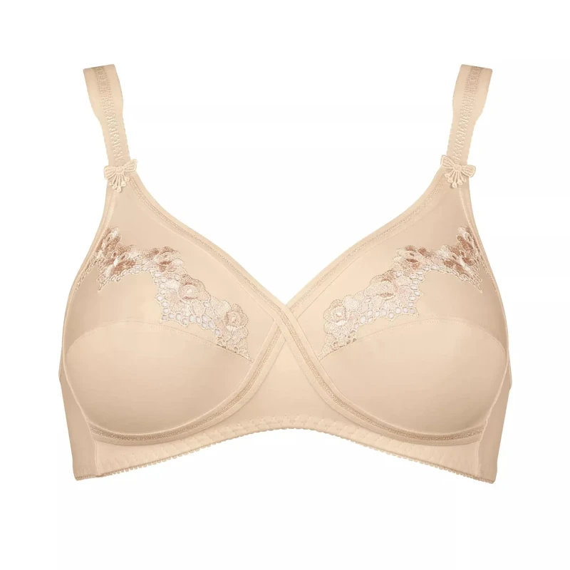 Image of Triumph Womens cotton bra Triumph Elasti Cross Beige Female 110D