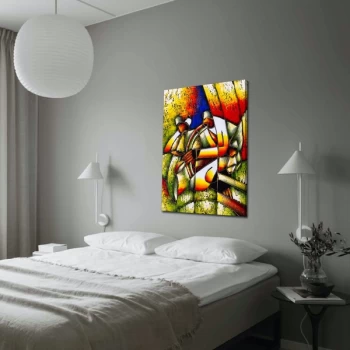 Image of 70100ABSC - 024 Multicolor Decorative Canvas Painting