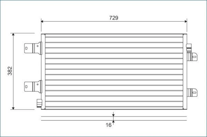 Image of Air conditioning condenser VALEO 814003
