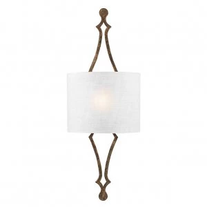 Image of 1 Light Indoor Wall Light Gold Leaf, E27