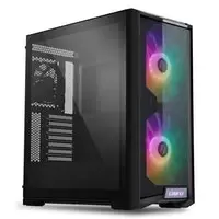 image of Lian Li LANCOOL 215 Mid-Tower aRGB Tempered Glass Black