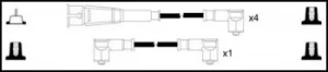Image of Remax HT Ignition Leads Cable Set Copper Core Cable 5 Leads PORSCHE 924