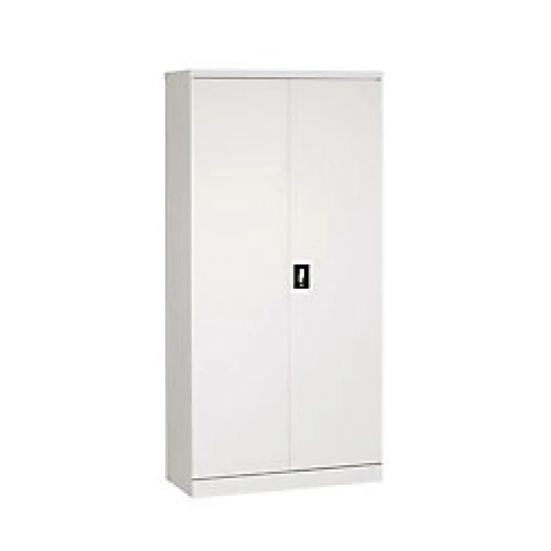 Image of Steel workplace cupboards, grey H x W x D - 1850 x 900 x 400mm 387603 SLBY387603