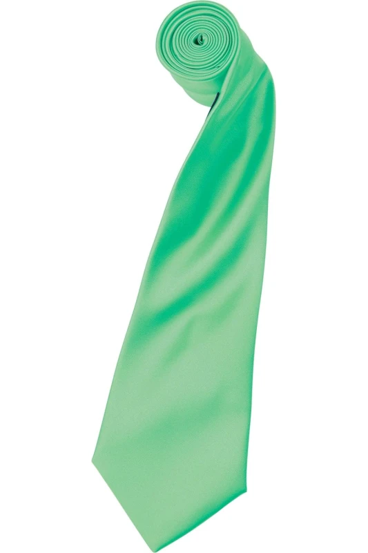 Image of Premier Premier Men Plain Satin Tie (Narrow Blade) Pack of 2 in Turquoise Turquoise One Size Male 5059269153328