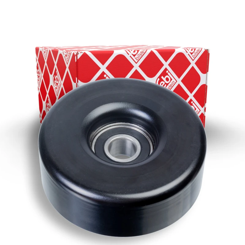 Image of FEBI BILSTEIN 17430 Tensioner Pulley Metal Tensioner Pulley,v-ribbed belt (310)