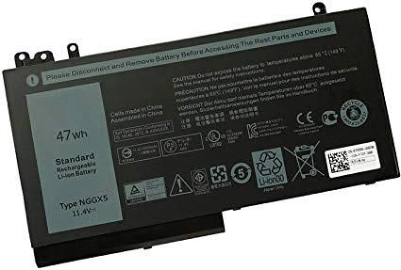 Image of DELL W9FNJ laptop spare part Battery