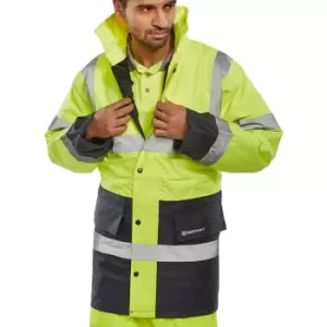 Image of B-Seen HV Outer Wear Constructor Traffic Jkt Two Tone Fleece Lined Sy/N 5XL