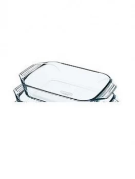 image of Pyrex 3 Piece Rectangular Roaster Set