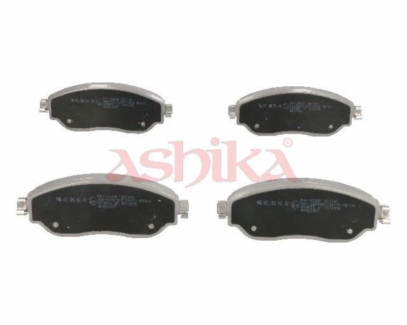 Image of ASHIKA Brake pad set ASHIKA 50-01-1004