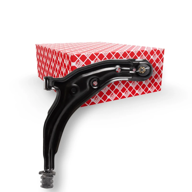 Image of FEBI BILSTEIN 14151 Suspension arm Control Arm, Sheet Steel, Lower, with ball joint, with rubber mounts Sheet Steel Track Control Arm (273)