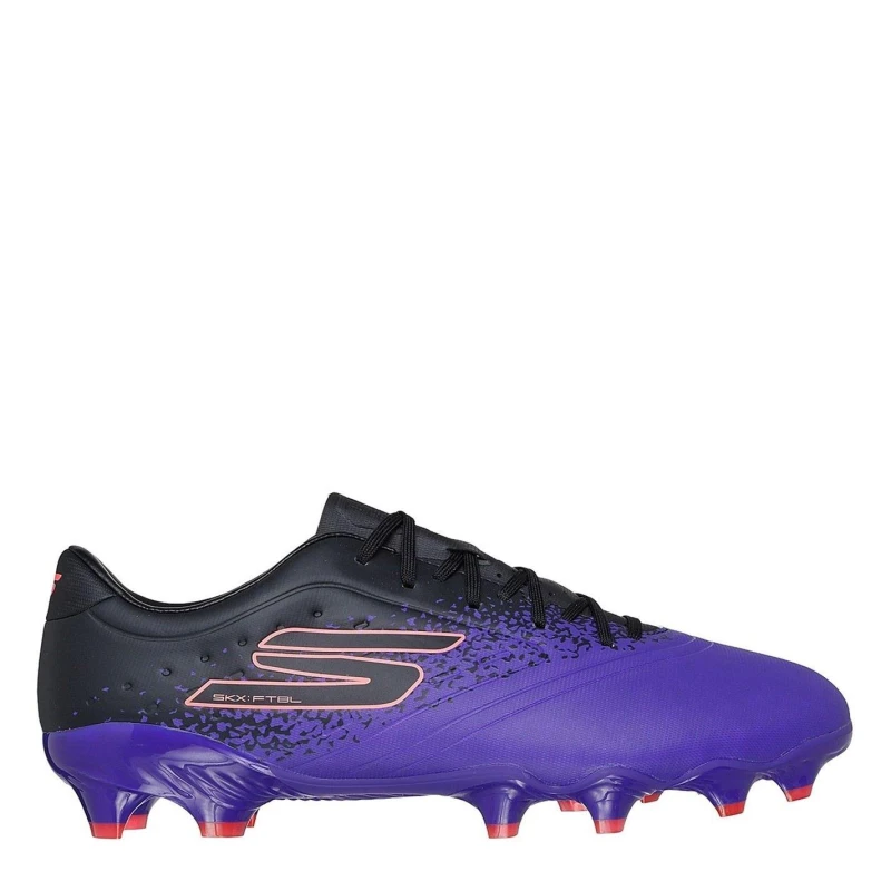 Image of Skechers Razor Gold Firm Ground Football Boots - Purple Purple 10