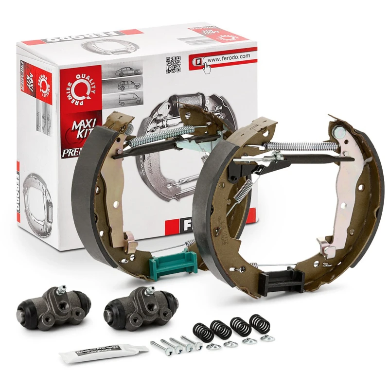 Image of FERODO FMK071 Brake Set, drum brakes with wheel brake cylinder Brake Set,drum brakes (3859)