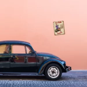 Image of Motor 2 Multicolor Decorative Metal Wall Accessory