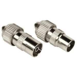 Image of Hama Coax Set, metal, plug/socket, screwable