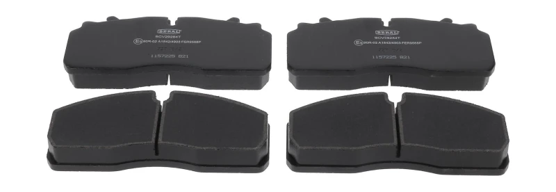 Image of BERAL BCV29284T Brake pad set prepared for wear warning indicator, without accessories Brake Pad Set,disc brake (402)