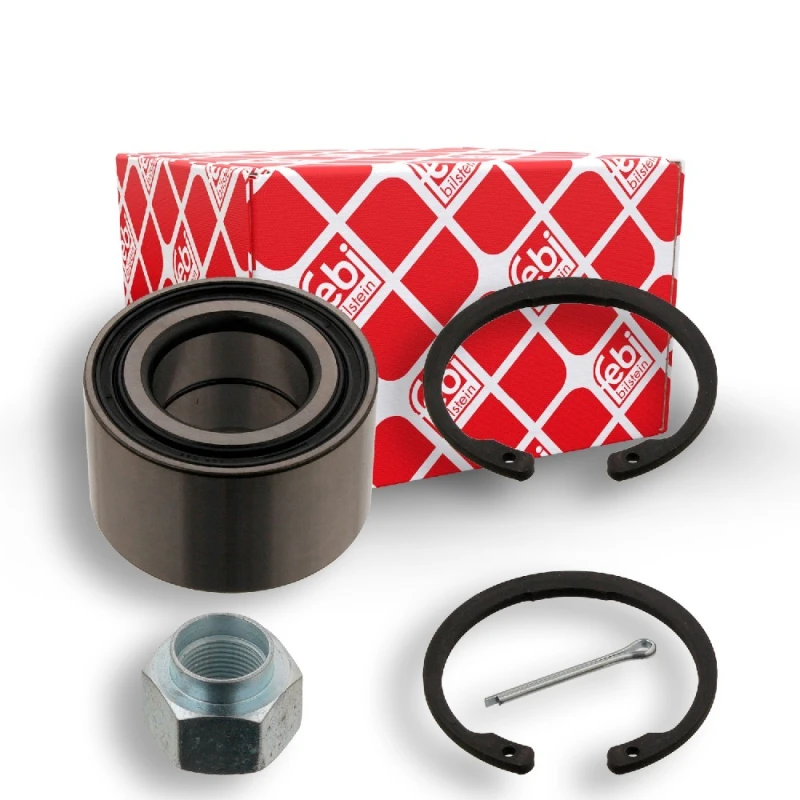 Image of FEBI BILSTEIN 31690 Wheel bearing kit with retaining rings, Front Axle Right Wheel Bearing Kit (654)