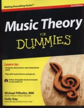 Image of Music Theory for Dummies by Michael Pilhofer Paperback