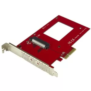 image of StarTech U.2 to PCIe Adapter for 2.5" U.2 NVMe SSD SFF 8639 x4 PCI Express 3.0