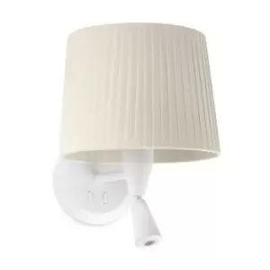 image of Faro Lighting - Faro SAMBA - Reading Light Wall Light White, E27