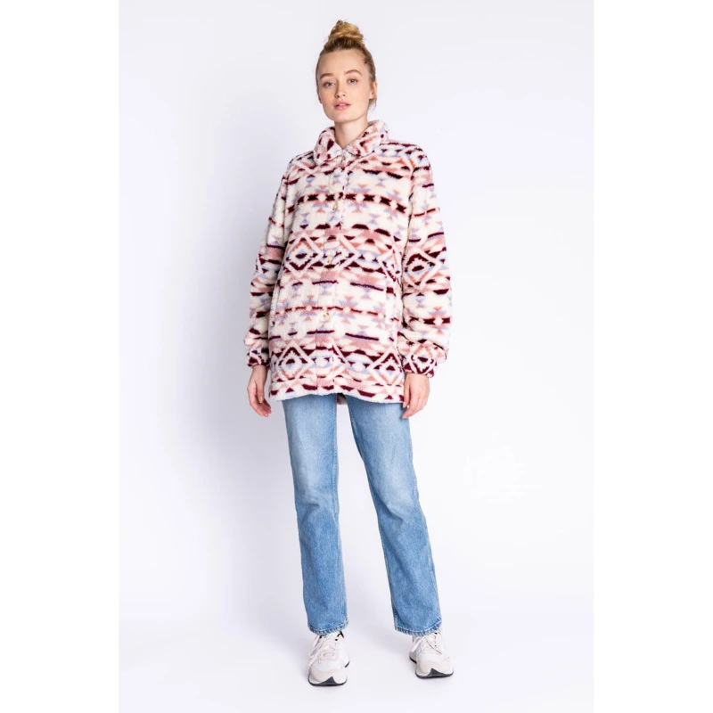 Image of PJ Salvage fleece Jacket Multicolour female 10 (S)