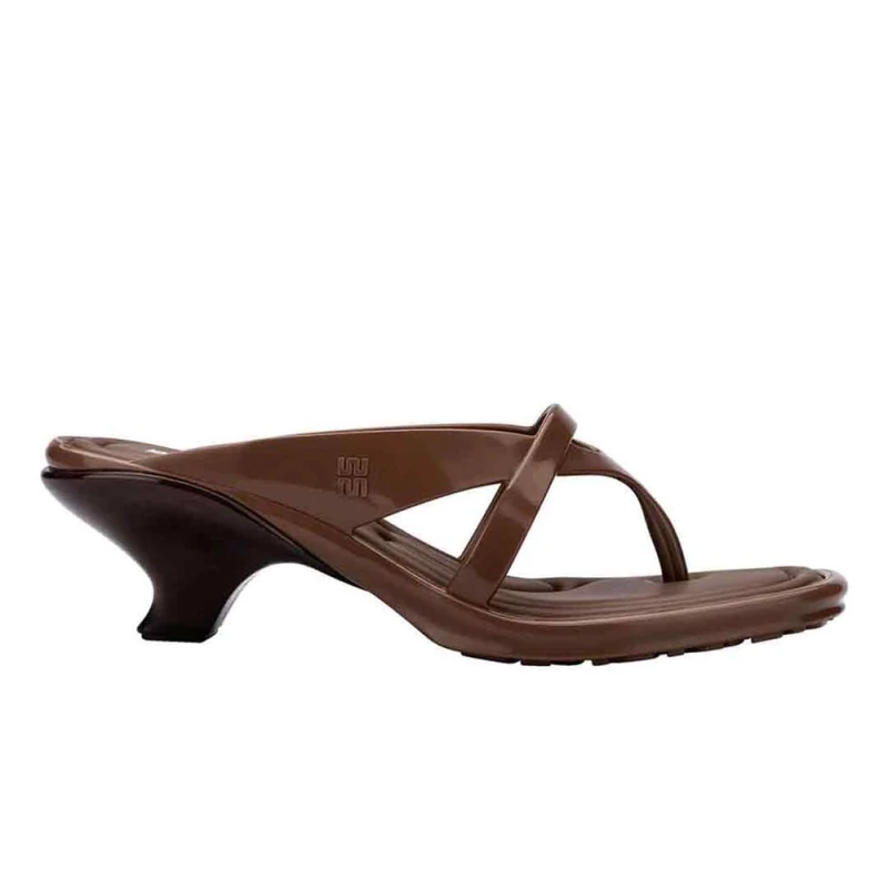Image of Melissa Shoes Womens Layla Heels in Brown Size: 7 Brown Female 7