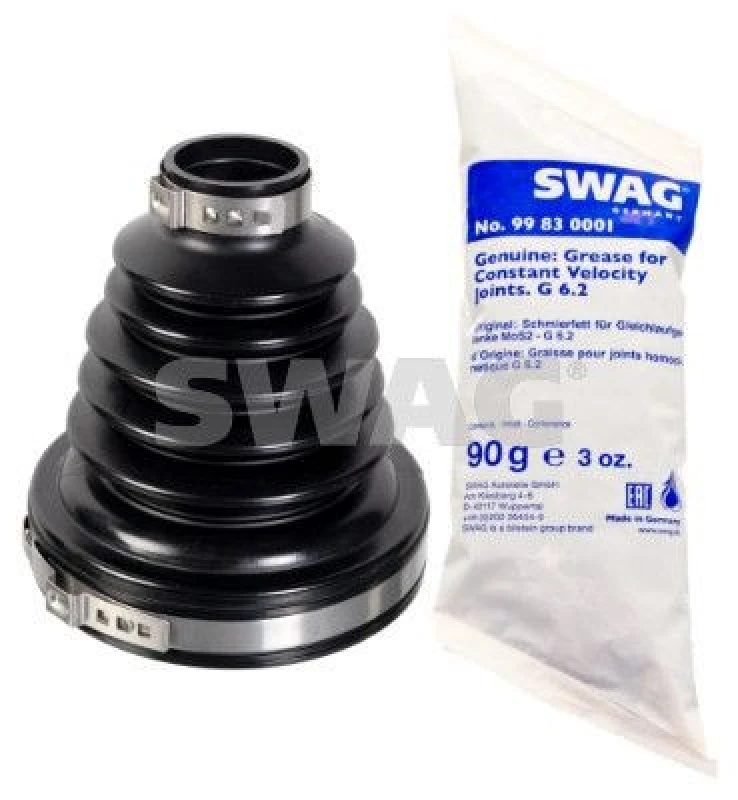 Image of CV boot kit, drive shaft SWAG 33 10 6339