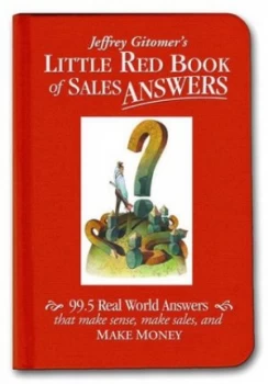 Image of Jeffrey Gitomers Little Red Book of Sales Answers by Jeffrey Gitomer Hardback