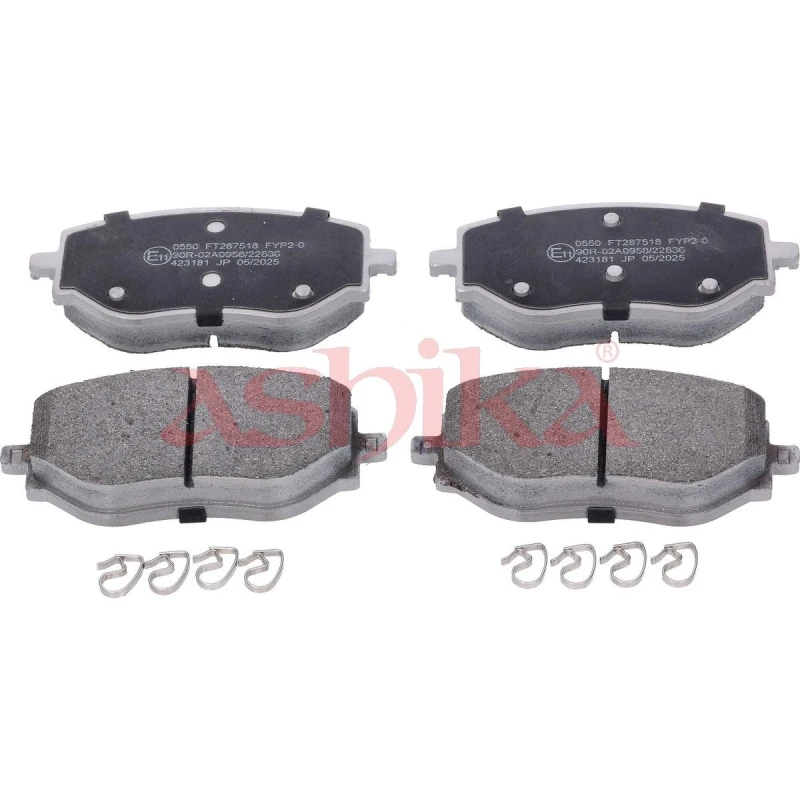 Image of ASHIKA Brake pad set ASHIKA 50-00-0550