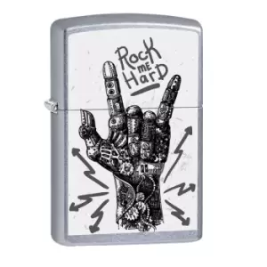 image of Zippo 207 Rock Hand Design windproof lighter