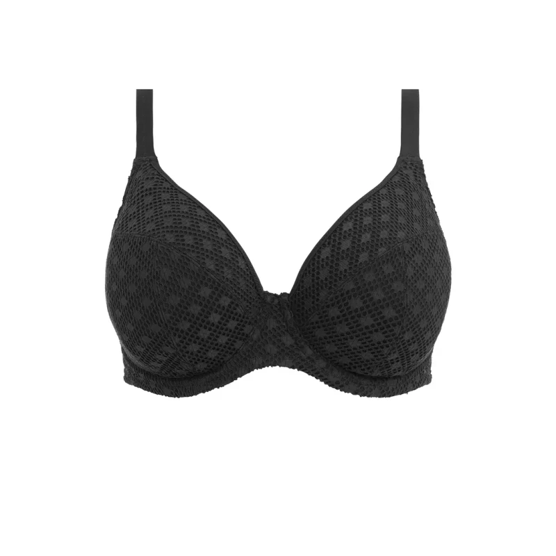 Image of Elomi Womens underwired plunge bra Elomi Bazaruto Noir Female 90I