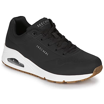 Image of Skechers UNO STAND ON AIR womens Shoes Trainers in Black,2.5,3,4,5,6,7,8